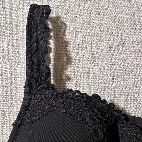 SOMA Black Travelers Addison Camisole Bra Lace Trim Tank Shapewear Women's 34C - Picture 3 of 14